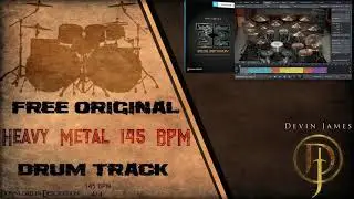 Free Original Heavy Metal Drum Track - 145 BPM (FREE DOWNLOAD)