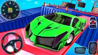 Real Mega Ramp Car Stunt Simulator - Impossible Sport Car Racing 3D - Android GamePlay