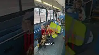 Heartwarming Bus Driver’s Daily Act of Kindness 🚌❤️ #bus #kindness #happy