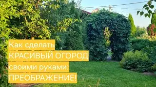 Как сделать КРАСИВЫЙ ОГОРОД своими руками: ПРЕОБРАЖЕНИЕ огорода!