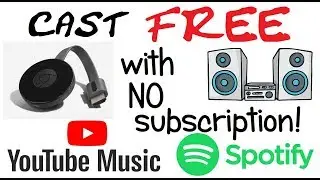Cast FREE Spotify & YouTube Music directly to amplifier (bypassing TV)