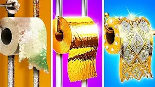 POOR vs. RICH vs. GIGA RICH || Ultimate Jail Makeover Challenge! Cool DIY Hacks by 123 GO