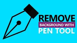 How to Remove Background with Pen Tool in Photoshop!