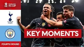 Tottenham Hotspur v Manchester City | Key Moments | Fourth Round | Emirates FA Cup 2023-24