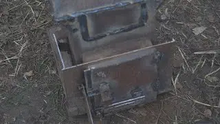 ПЕЧЬ-БУРЖУЙКА ДЛЯ ОТОПЛЕНИЯ ГАРАЖА!!! ИЗ СТАРОГО ГАЗОВОГО КОТЛА!!!