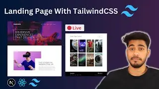 🔴 🚀 Live - Create Landing Page With TailwindCSS & ReactJs/NextJs 🔥