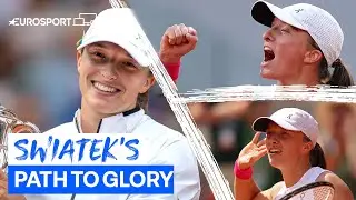 The Journey To Glory: All The Best Bits From Swiatek's Incredible Roland-Garros Victory | Eurosport