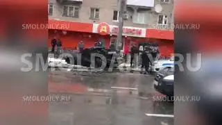 Массовое ДТП в центре Смоленска. 26.10.18