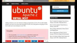 How to Set Up & Create Apache Virtual Hosts on Ubuntu 16.04 VPS