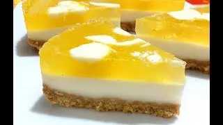🍰Торт Желе Лимонный Мусс /Без Выпечки / Все Будут в Восторге