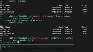 Using Pythons zipfile to Work With Existing Zip files