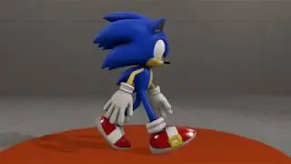 (SFM) Walk cycle - Forces Sonic