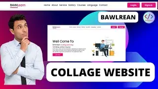 How To Make Responsive Collage Website Using HTML And CSS || Website || 😍😍😍