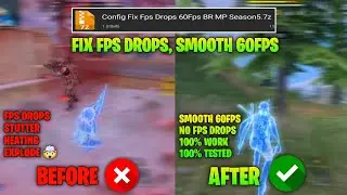 FIX FPS DROPS OF COD MOBILE | CONFIG ULTRA SMOOTH 60FPS | CODM CONFIG 2023