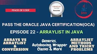 Java Certification-OCA | ArrayList in Java | All Concepts & Questions | 