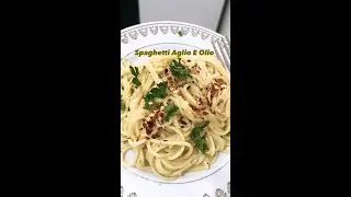 Easy way to make Spaghetti Aglio E Olio