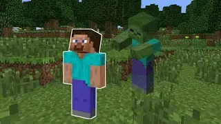 Invisible Zombie glitch in minecraft!!!