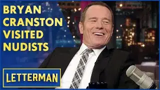 Bryan Cranston on Meeting Alfred Hitchcock & Visiting a Nudist Colony | Letterman