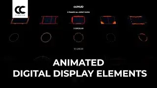 Animated Digital Display Elements for Final Cut Pro & Premiere Pro