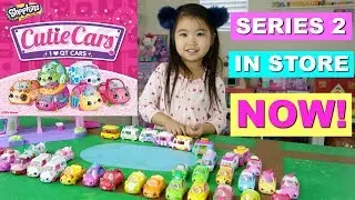 Shopkins Cutie Cars SERIES 2 In stores NOW + Unboxing Cutie Cars Series 1 Wave 2 Complete Collection