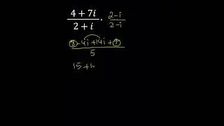 Dividing Two Complex Numbers #complexnumbers