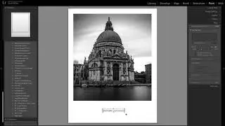 Lightroom in 60 Seconds: Adding Type or a Logo to Your Prints