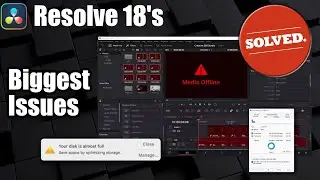 Must have tools to fix Davinci Resolve 18 Media Issues - Media Offline, Disk Full