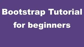 Bootstrap Tutorial for Beginners - Troubleshooting