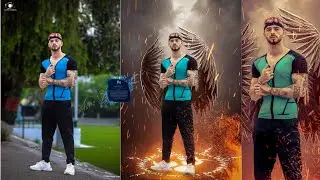 Instagram Viral Wings Indoor Photo Editing Photoshop Tutorial | Creative Angel Wings Editing Ps CC