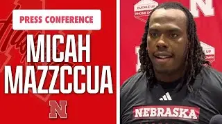 Nebraska OL Micah Mazzccua talks Colorado win