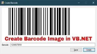 VB.NET Tutorial - Create Barcode Image | FoxLearn