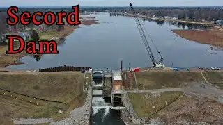 Secord Dam Update - East Sheet Pile Complete! - Pull Ahead Projects - Dam Collapse