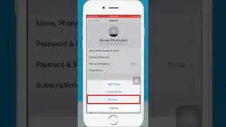 How to Set Your Apple ID Profile Photo on iOS Device #shorts