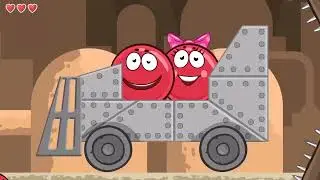 сборник ЛУЧШИХ МУЛЬТИКОВ про красный шарик ! анимация про несносный красный шар red ball 4 от Спуди