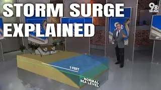 What is a storm surge?