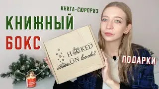 Новогодний книжный бокс 🎄 Распаковка Hooked on Books декабрь 2023 🎁