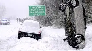 WINTER CAR Crash Snow FAILS compilation ❄
