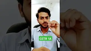 What is GSTR 1A #latestnews