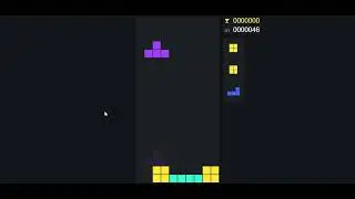 Tetris Game Using JavaScript - Coding To Time | code source ⬇️⬇️⬇️⬇️