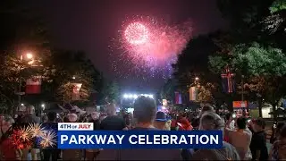 Thousands pack the Ben Franklin Parkway to celebrate July 4th in Philadelphia