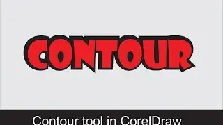 The Contour tool in CorelDraw | Tutorial CorelDraw