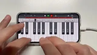 Tetris Theme on iPhone (GarageBand)