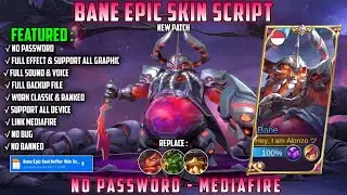 Bane Epic Soul Defiler Skin Script Full Effect Voice No Password Mediafire Update Novaria Patch