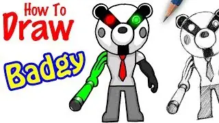 How to Draw Badgy | Roblox Piggy