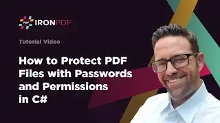 How to Protect PDF Files with Passwords and Permissions in C# | IronPDF Tutorial