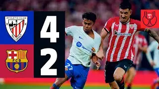 HIGHLIGHTS I ATHLETIC CLUB 4 vs 2 FC BARCELONA | COPA DEL REY 🔵🔴