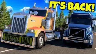 Hauling an OVERSIZED Load with OB in American Truck Simulator Multiplayer!