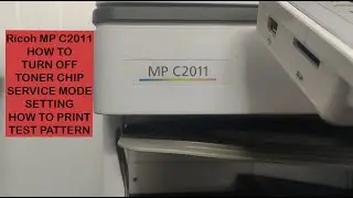 How to turn off ricoh mp c2011 toner chip | ricoh mp c2011 | ricoh 2011 | ricoh mpc2011 | ricoh