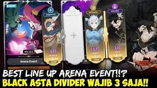 BAWA 3 HERO DI ARENA EVENT BISA NGALAHIN FULL LINE UP!!? - BLACK CLOVER MOBILE