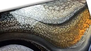 WOW! Must see LACING on Exquisite Metallics - Best Acrylic Pour Swipe Yet!